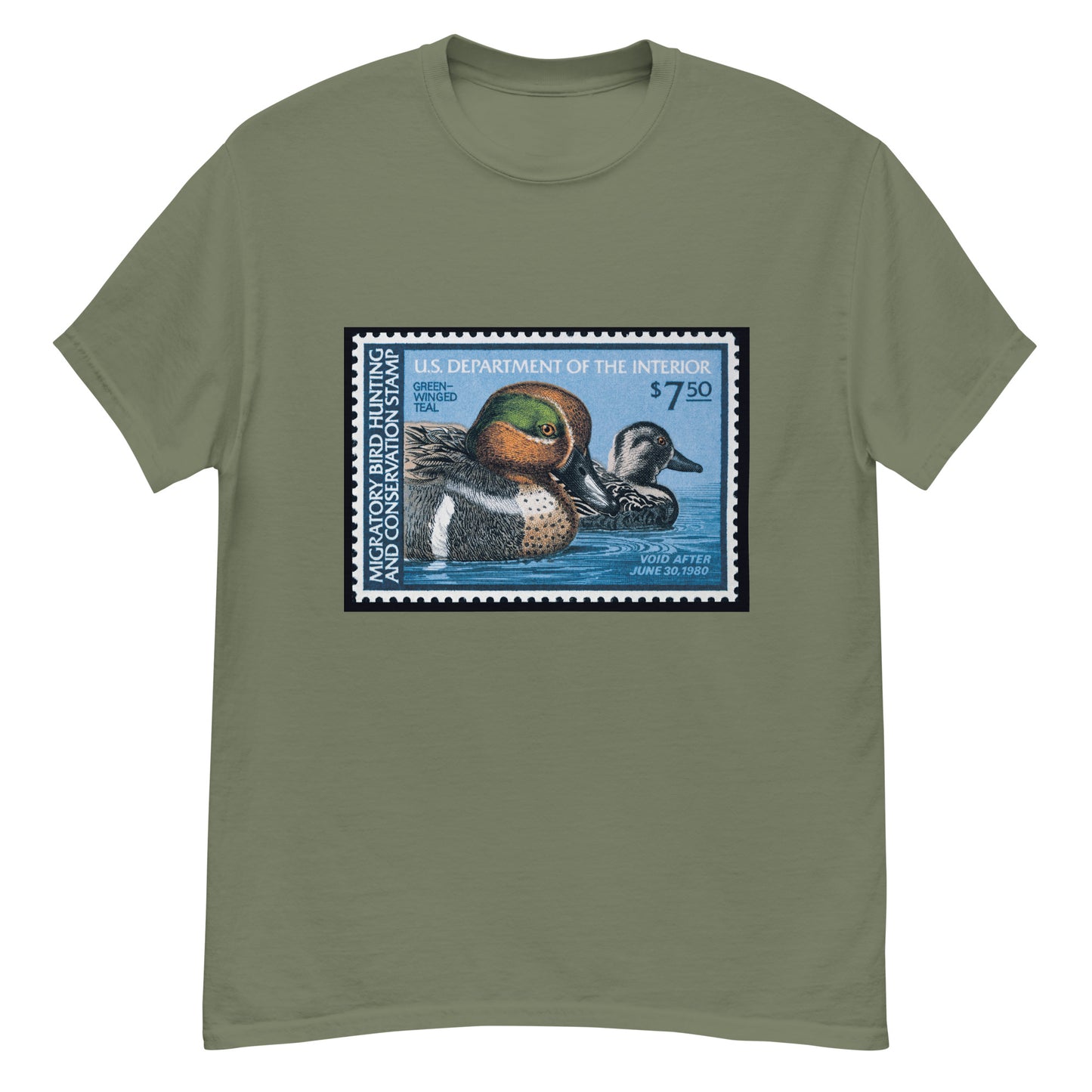 '79 Green Wing Teal- Front Print