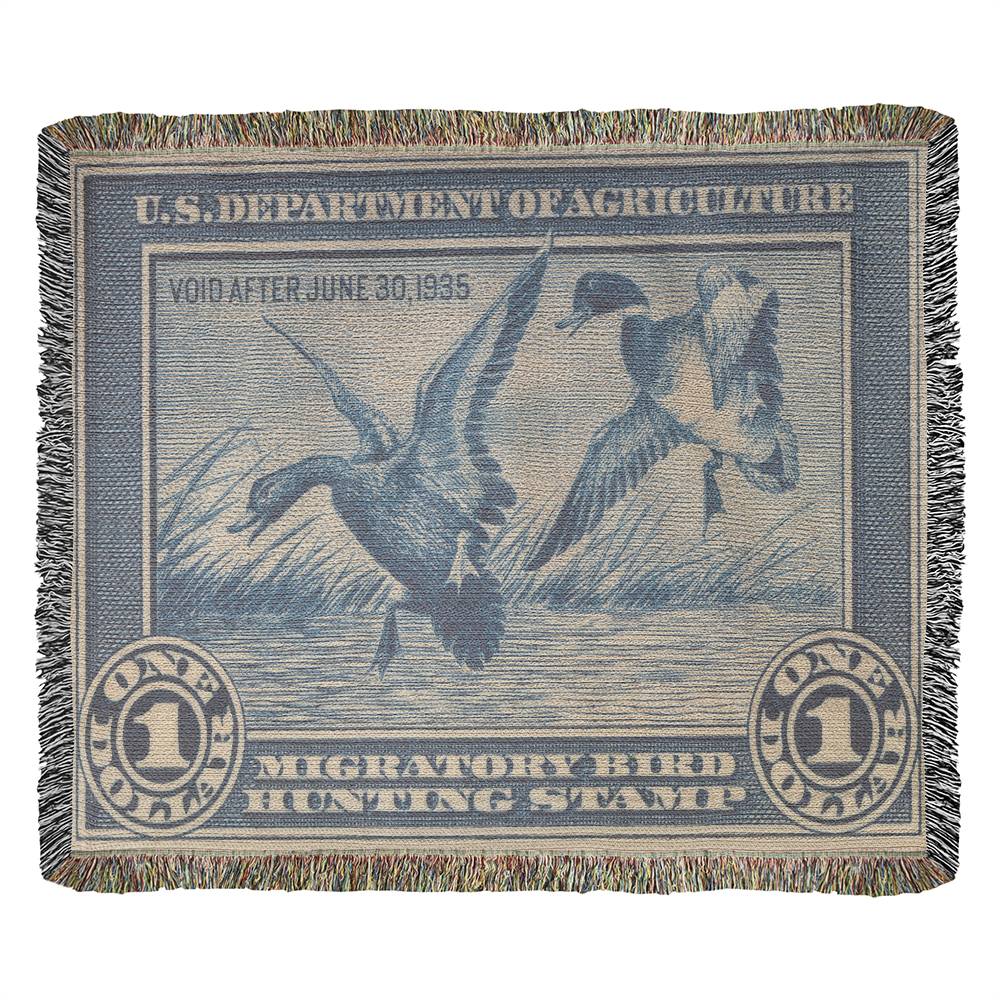 '34 Mallards Woven Blanket