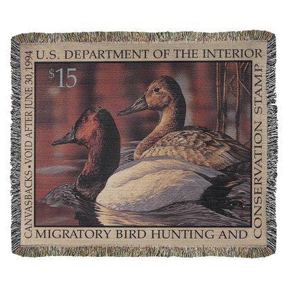 '93 Canvasbacks Woven Blanket