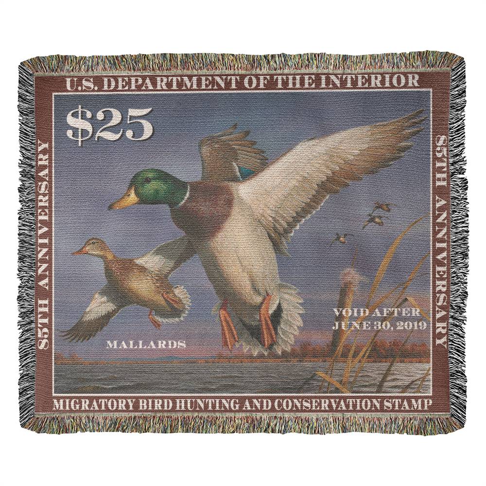 '18 Mallards Woven Blanket